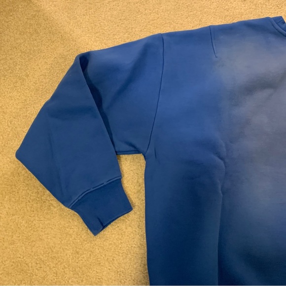 Purple Brand New York City Victoria Blue Sweatshirt Long Sleeve Mens Size M NEW - Picture 10 of 16